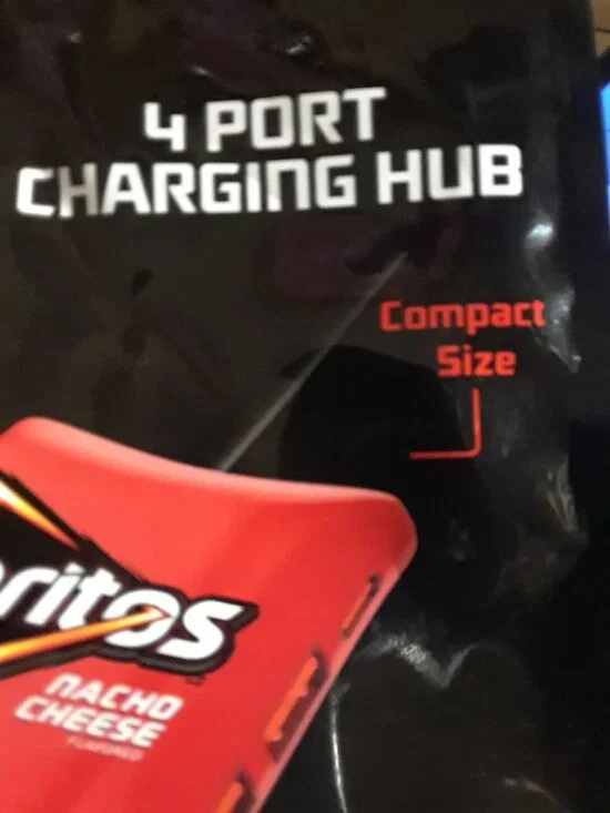 Fun Doritos Charger Port x 4 USB Including C Port - Picture 2 of 5